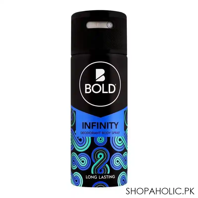 bold infinity long lasting deodorant body spray, 150ml main image