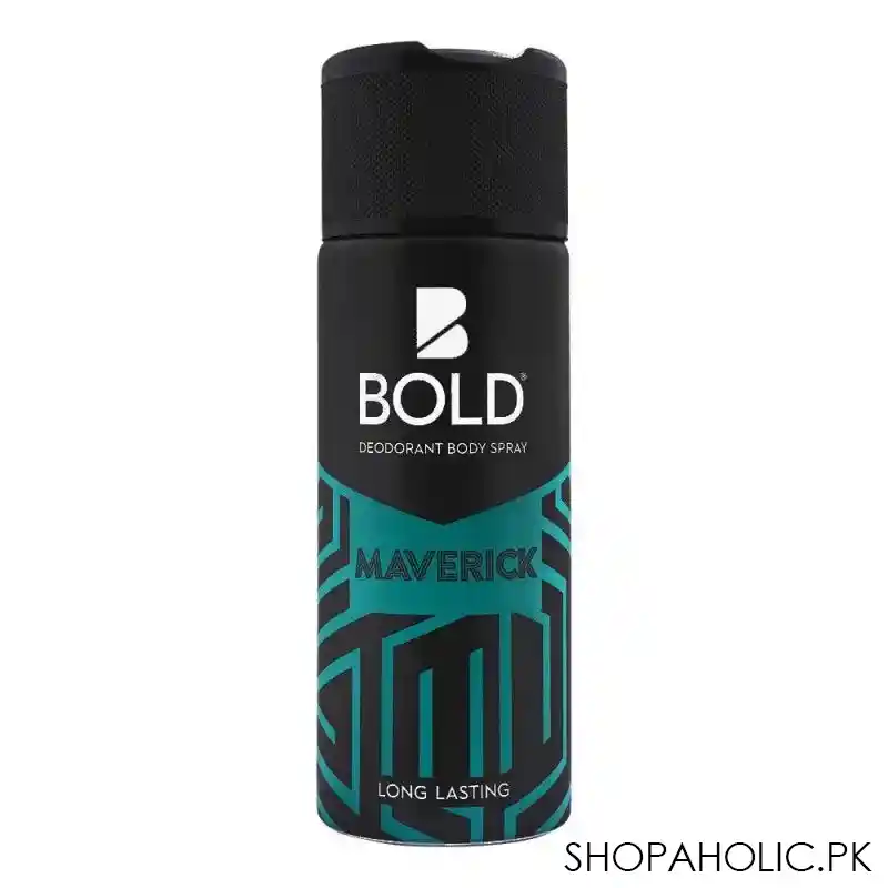 bold maverick long lasting deodorant body spray, for men, 150ml main image