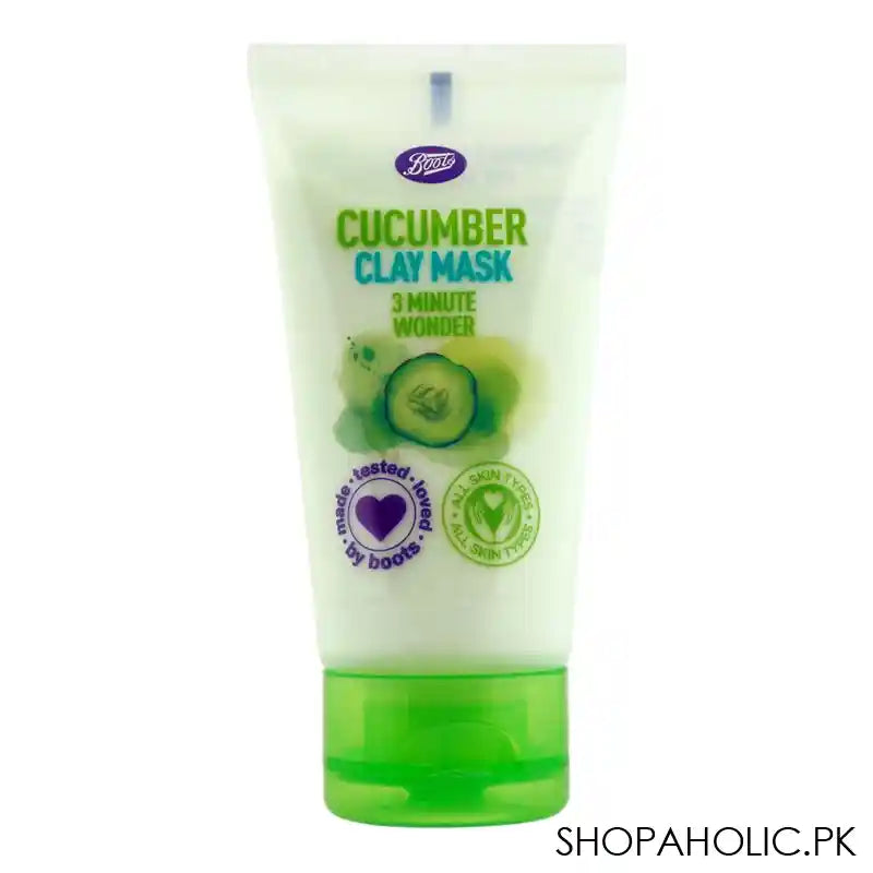 Boots Cucumber Clay Mask, 50ml - Main Image