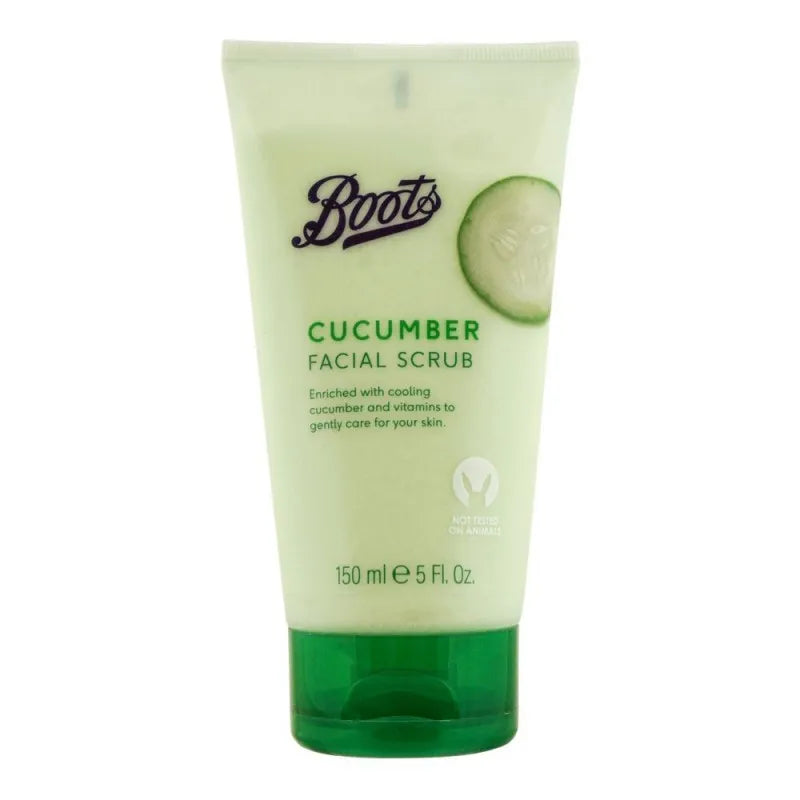 boots cucumber facial scrub, 150ml main image