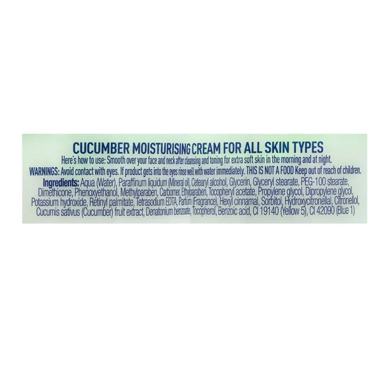 boots cucumber moisturising cream, 100ml image3