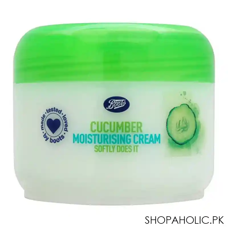 boots cucumber moisturising cream, 100ml main image