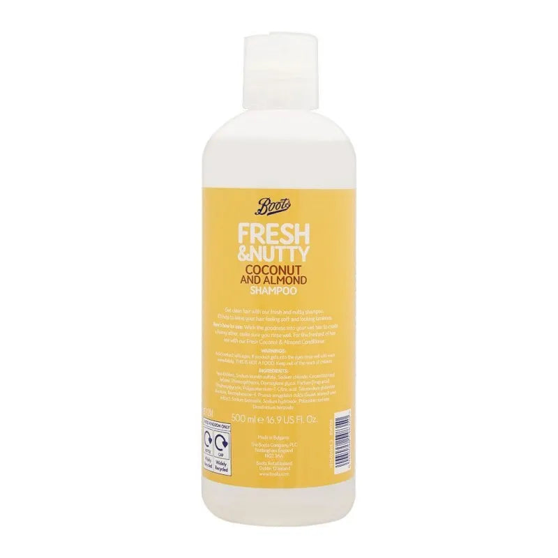 boots fresh & fruity coconut and almond shampoo, 500ml image2