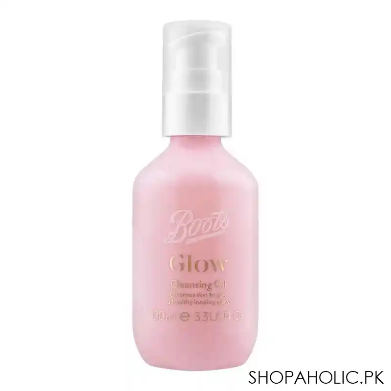 boots glow cleansing oil, 100ml main image