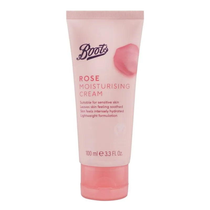 boots rose moisturising cream, suitable for sensitive skin, 100ml main image