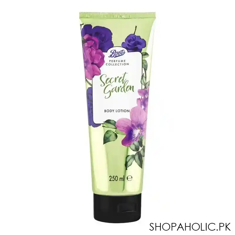 boots secret garden body lotion, for dry skin, 250ml main image