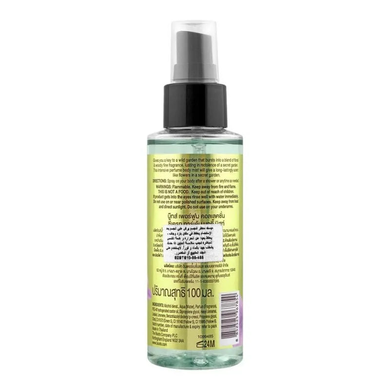 boots secret garden body mist, 100ml image2