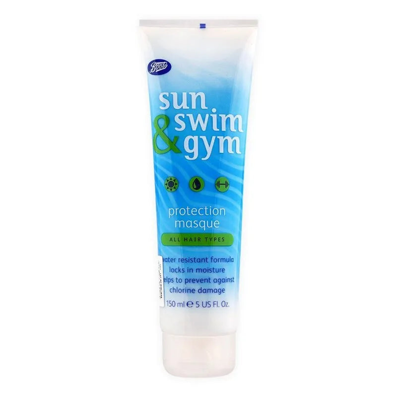 boots sun swim & gym protection hair masque, for all hair types, 150ml main image