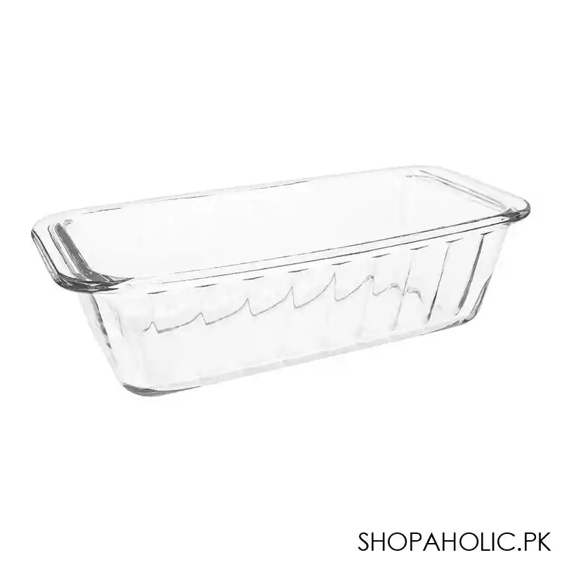 Borcam Midi Rectangular Cake Dish, Ovenware, Glassware & Dishware, 9.84 X 4.53 Inches, 59894 - Main Image