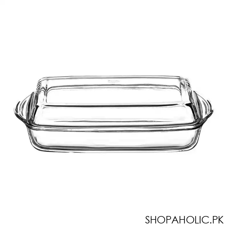 Borcam Ovenware Rectangular Casserole With Cover, 59009 - Main Image