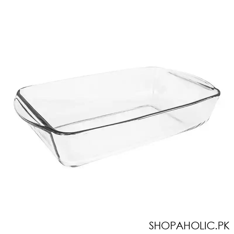 Borcam Rectangular Tray, Ovenware, Glassware & Dishware, 13.22 X 7.48 X 2.75 Inches, 59007 - Main Image