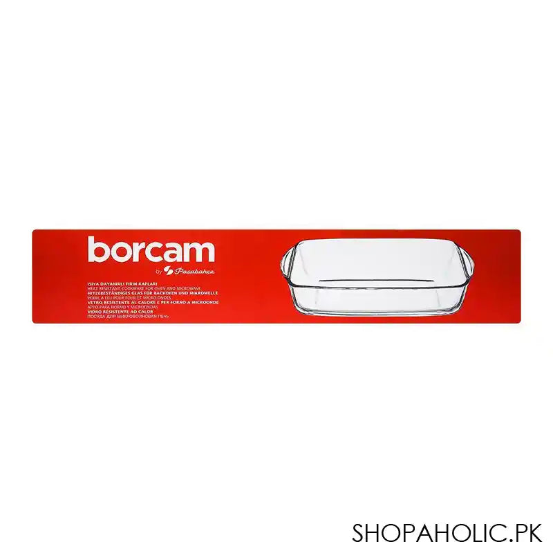 Borcam Rectangular Tray, Ovenware, Glassware & Dishware, 13.22 X 7.48 X 2.75 Inches, 59007 - Image 4