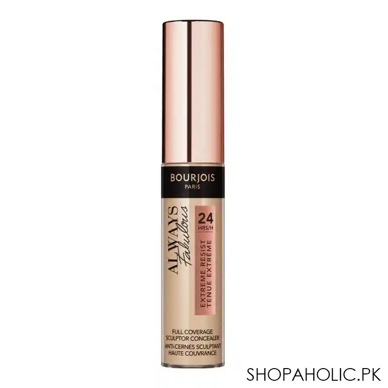 bourjois always fabulous 24h extreme resist full coverage concealer, 100 ivory image2