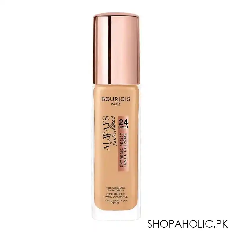 bourjois always fabulous 24h extreme resist full coverage foundation, 125 ivory image2