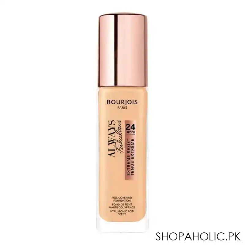 bourjois always fabulous 24h extreme resist full coverage foundation, 210 vanilla image2