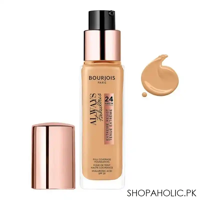 bourjois always fabulous 24h extreme resist full coverage foundation, 310 beige main image