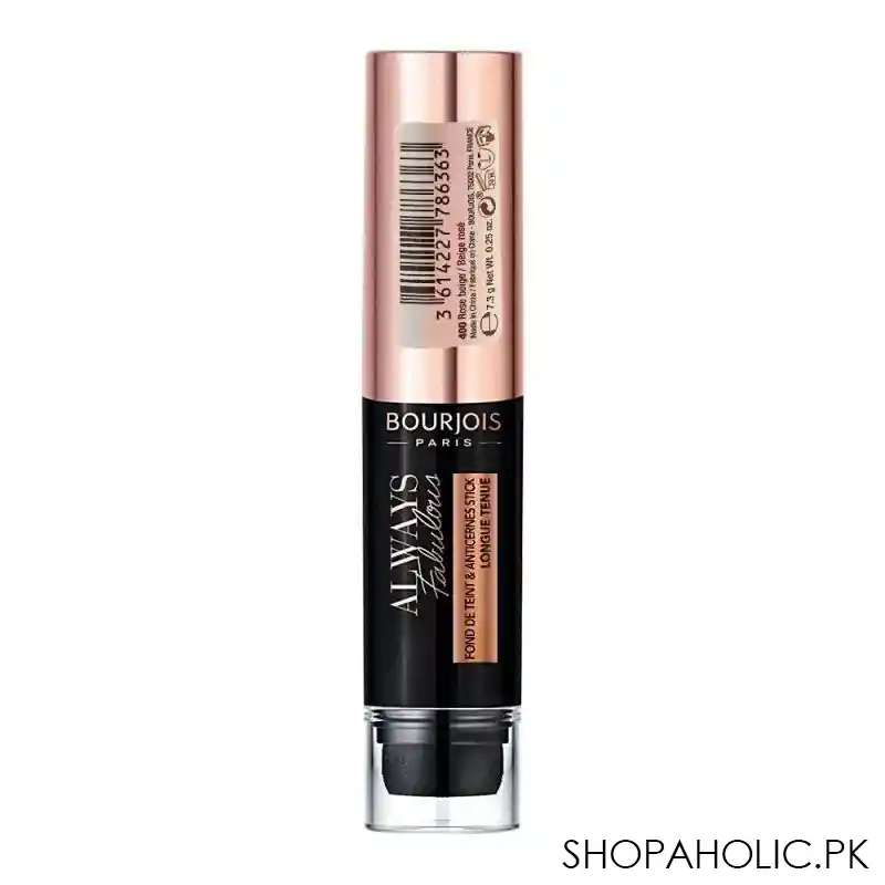 bourjois always fabulous long lasting stick foundcealer, foundation + concealer, 400 rose beige image2