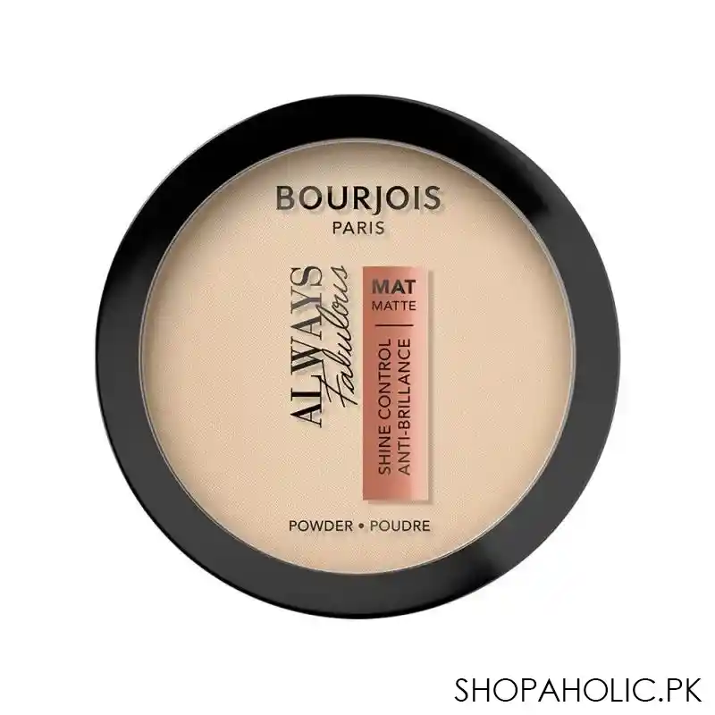 bourjois always fabulous matte shine control powder, 108 apricot ivory main image