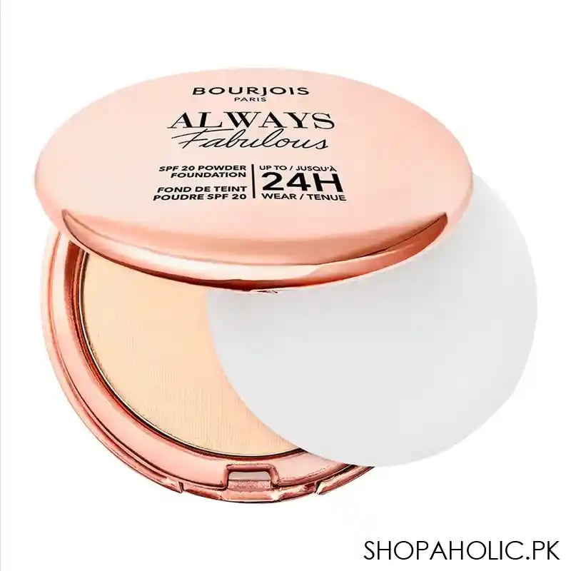 Bourjois Always Fabulous Powder Foundation, SPF 20, 24 Hours Lasting, 115 Golden Ivory - Image 5