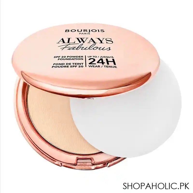 Bourjois Always Fabulous Powder Foundation, SPF 20, 24 Hours Lasting, 210 Vanilla - Main Image