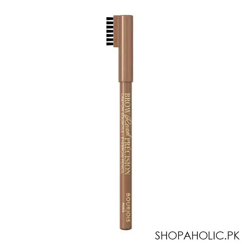 bourjois brow reveal precision eyebrow pencil, 002 soft brown image2