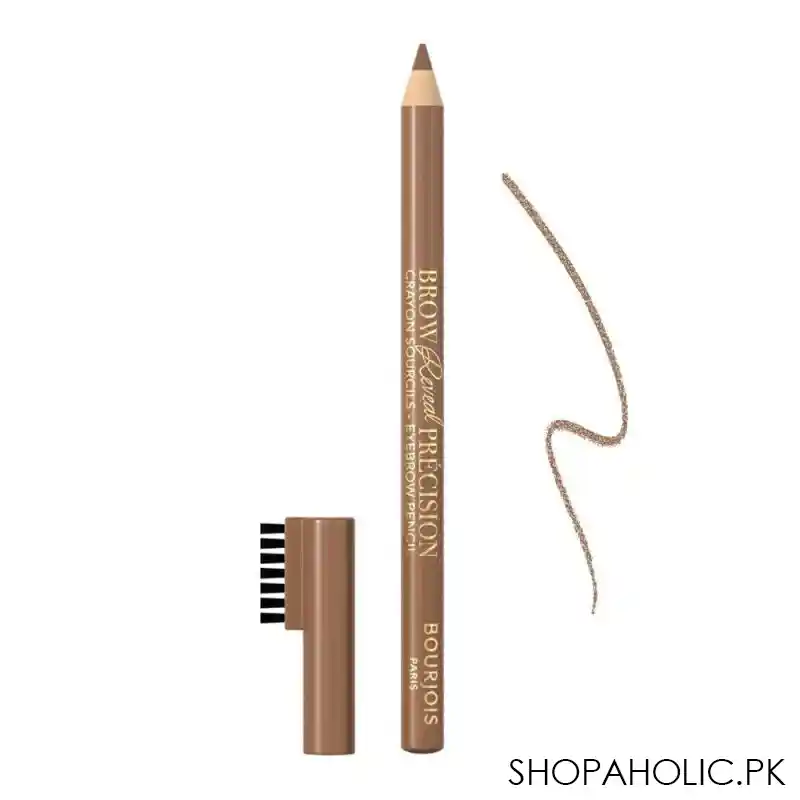 bourjois brow reveal precision eyebrow pencil, 002 soft brown main image