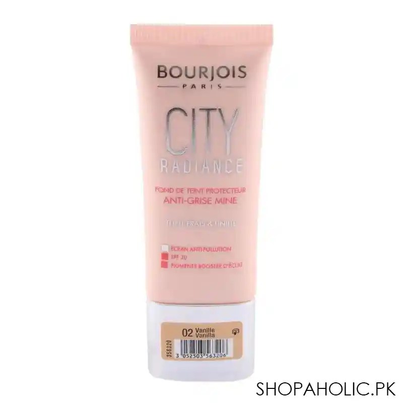 bourjois city radiance foundation 02 vanilla main image