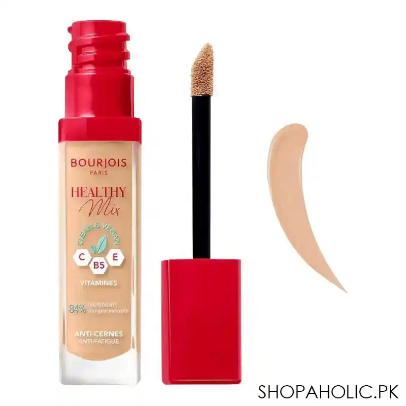 bourjois healthy mix clean & vegan anti fatigue concealer, 53 golden beige, 6ml main image