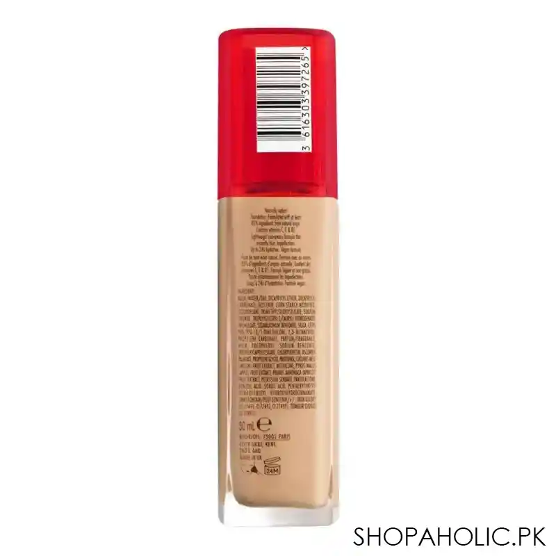 bourjois healthy mix clean & vegan foundation, 54n, beige, 30ml image2