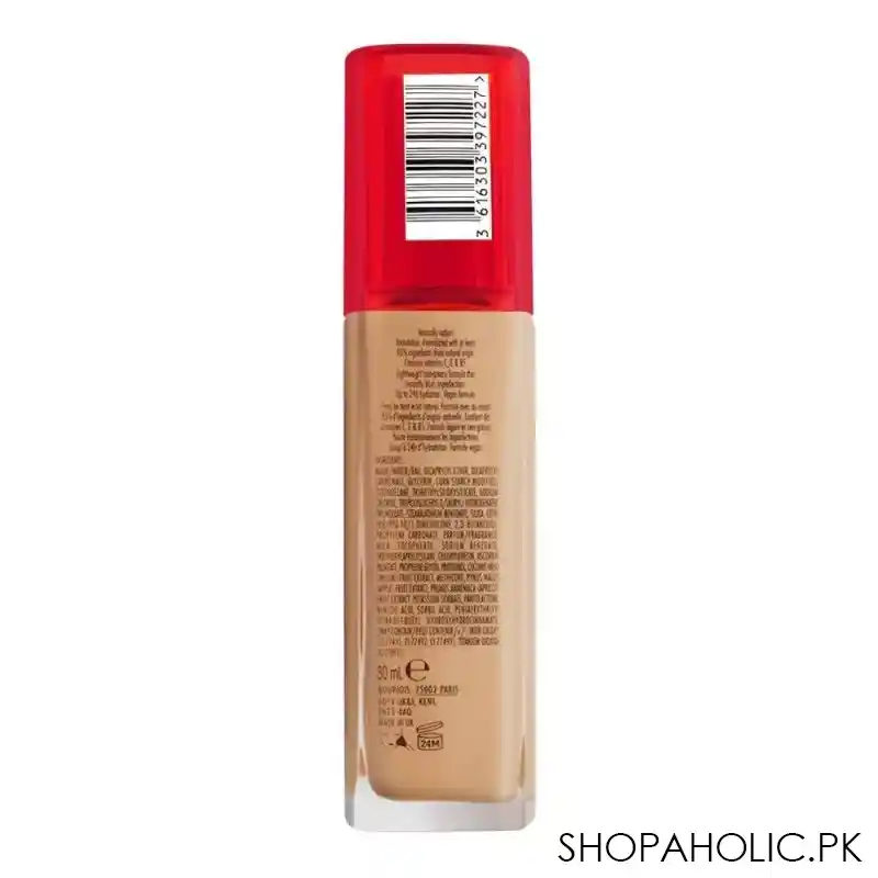 bourjois healthy mix clean & vegan foundation, 56w, light bronze, 30ml image2