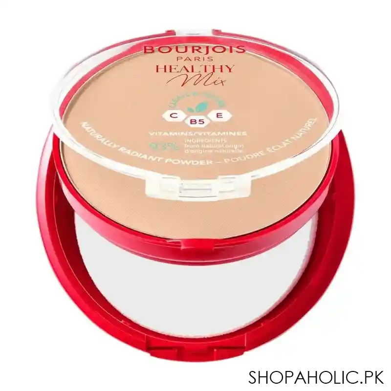 bourjois healthy mix clean & vegan powder, 04, golden beige, 10g main image