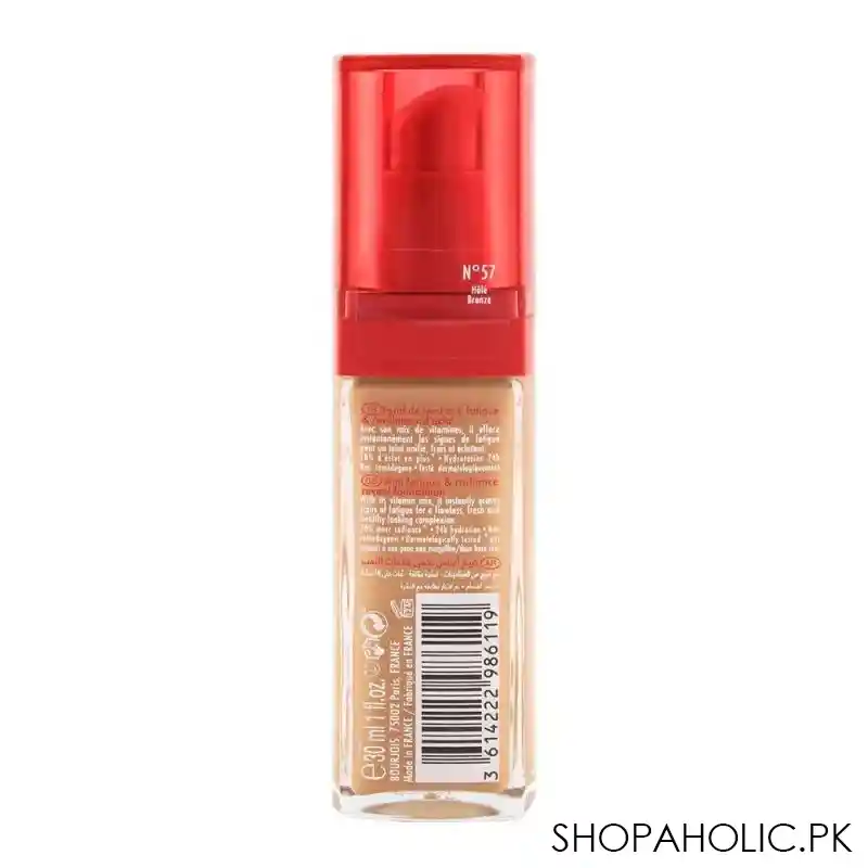 bourjois healthy mix foundation 57 hale bronze 30ml image2