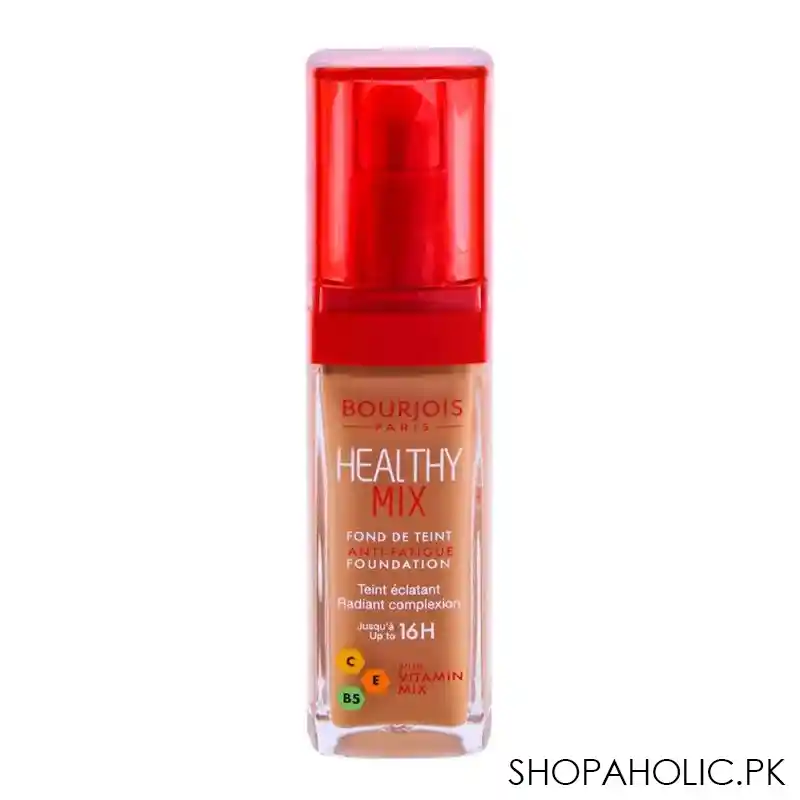 bourjois healthy mix foundation, 58 caramel, 30ml main image