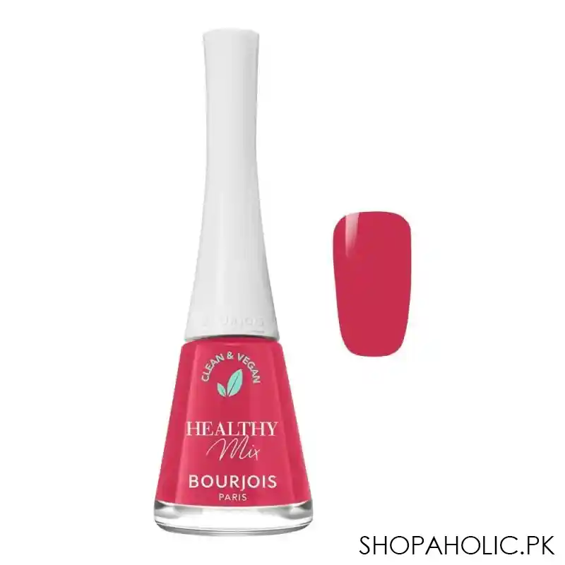 bourjois healthy mix nail polish, 300, grenat'ddictive, 9ml main image