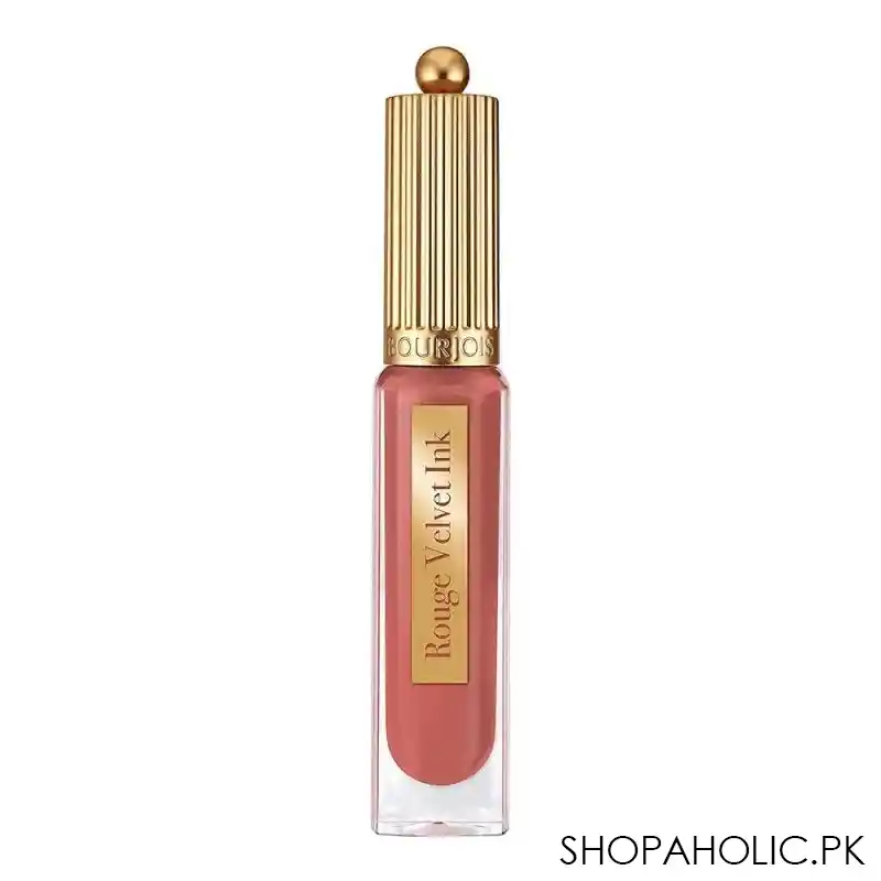 bourjois rouge velvet ink liquid lipstick, 06 rose & merveille image2