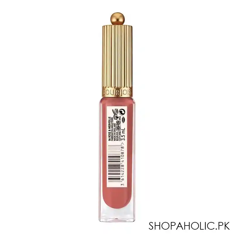 bourjois rouge velvet ink liquid lipstick, 06 rose & merveille image3