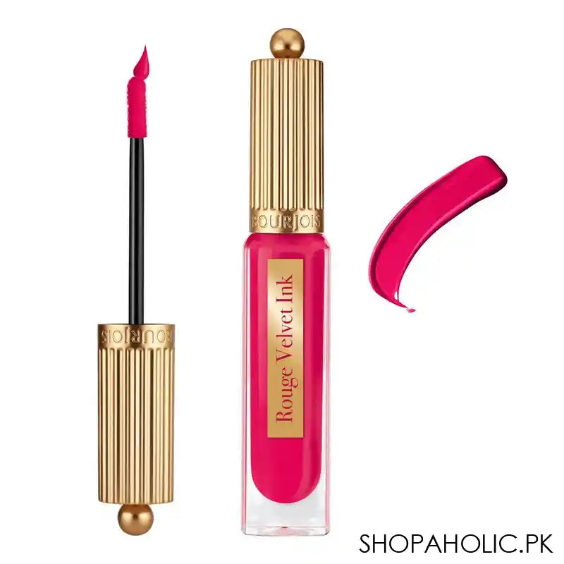 Bourjois Rouge Velvet Ink Liquid Lipstick, 07 Fushia Cha Cha - Main Image