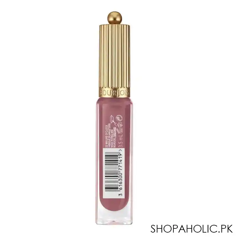 bourjois rouge velvet ink liquid lipstick, 22 mauve o'clock image3