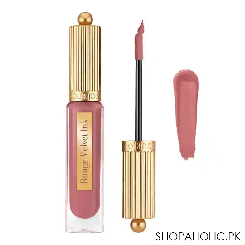 bourjois rouge velvet ink liquid lipstick, pink par tea, 23, 3.5ml main image