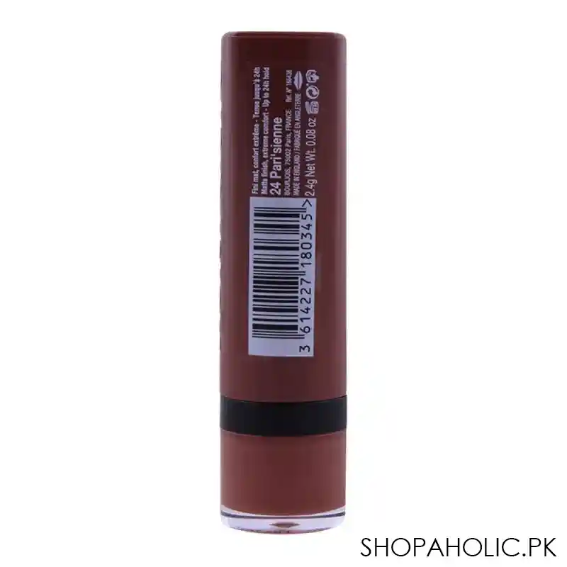 bourjois rouge velvet lipstick, 24 pari'sienne image3