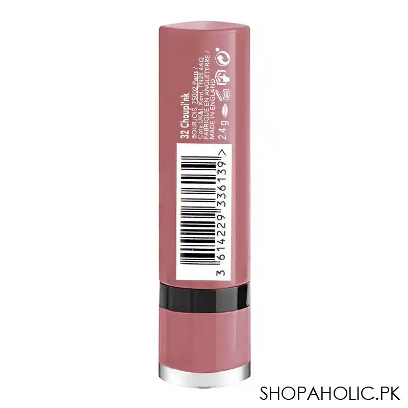 Bourjois Rouge Velvet Lipstick, 32 Chou Pink - Image 2