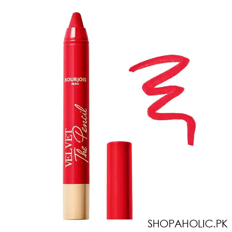 Bourjois Velvet The Pencil 2in1 Lipstick & Lip Liner, 07 Rouge Es-Carmin - Main Image