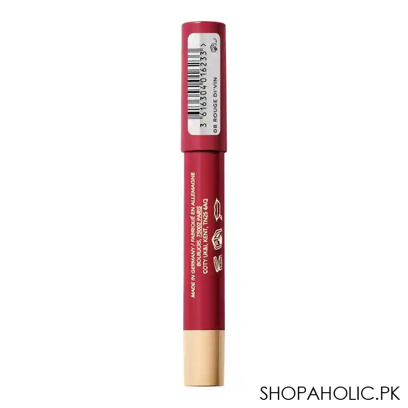 Bourjois Velvet The Pencil 2in1 Lipstick & Lip Liner, 08 Rouge Di'vin - Image 2