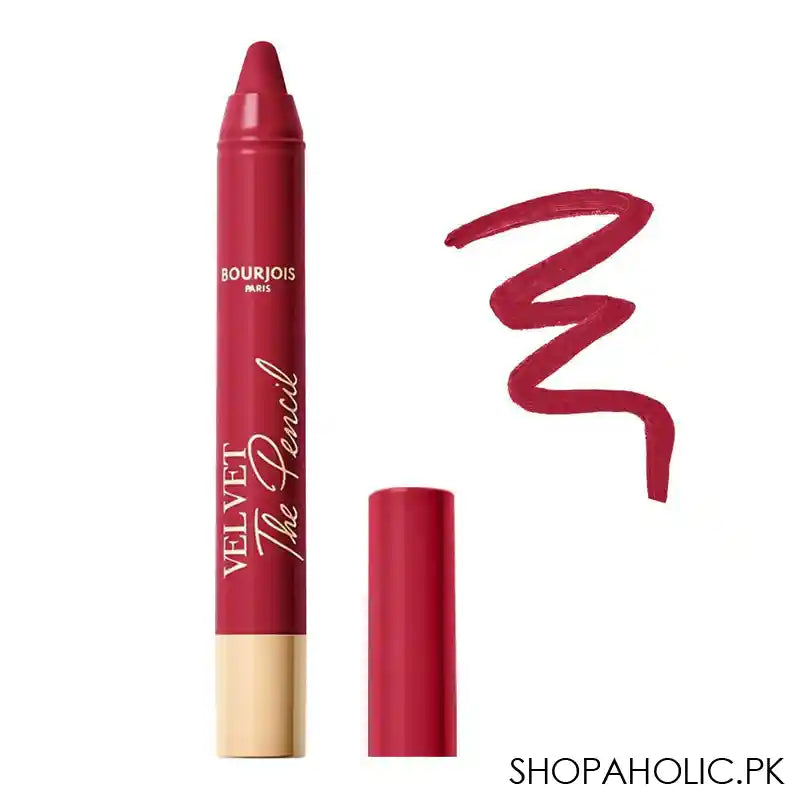 Bourjois Velvet The Pencil 2in1 Lipstick & Lip Liner, 08 Rouge Di'vin - Image 3