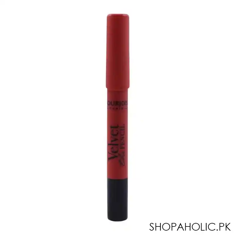 bourjois velvet the pencil, lip pencil, 15 rouge es carmin image2