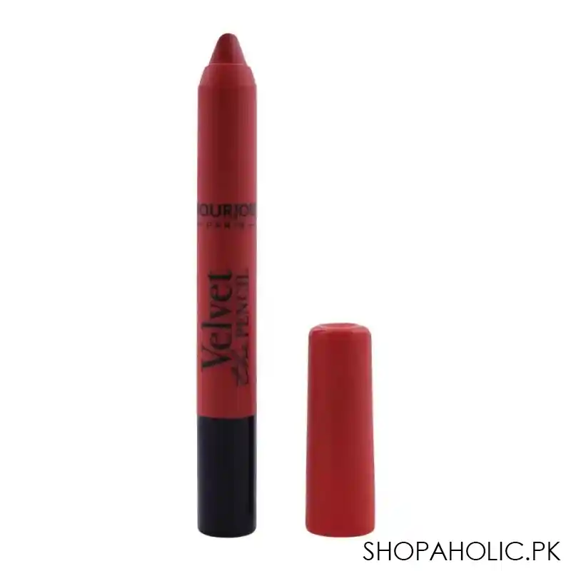 bourjois velvet the pencil, lip pencil, 15 rouge es carmin main image