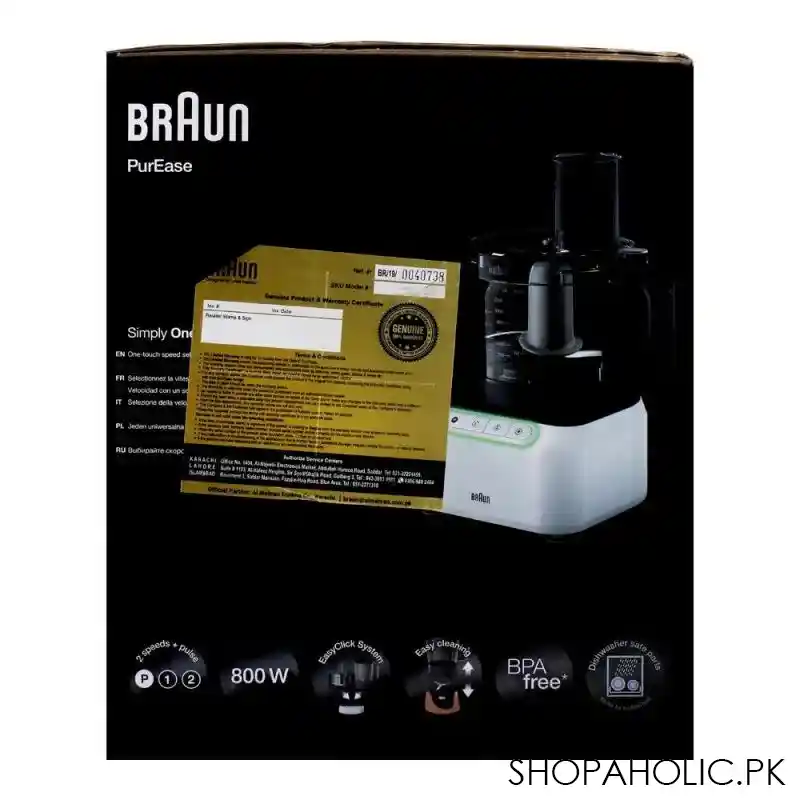 braun 6 in 1 purease food processor, fp 3131 image4