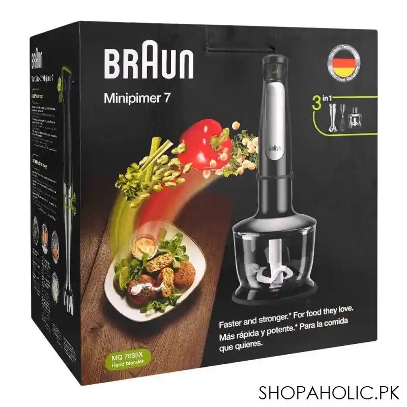 braun minipimer 7 hand blender, mq 7035x image2