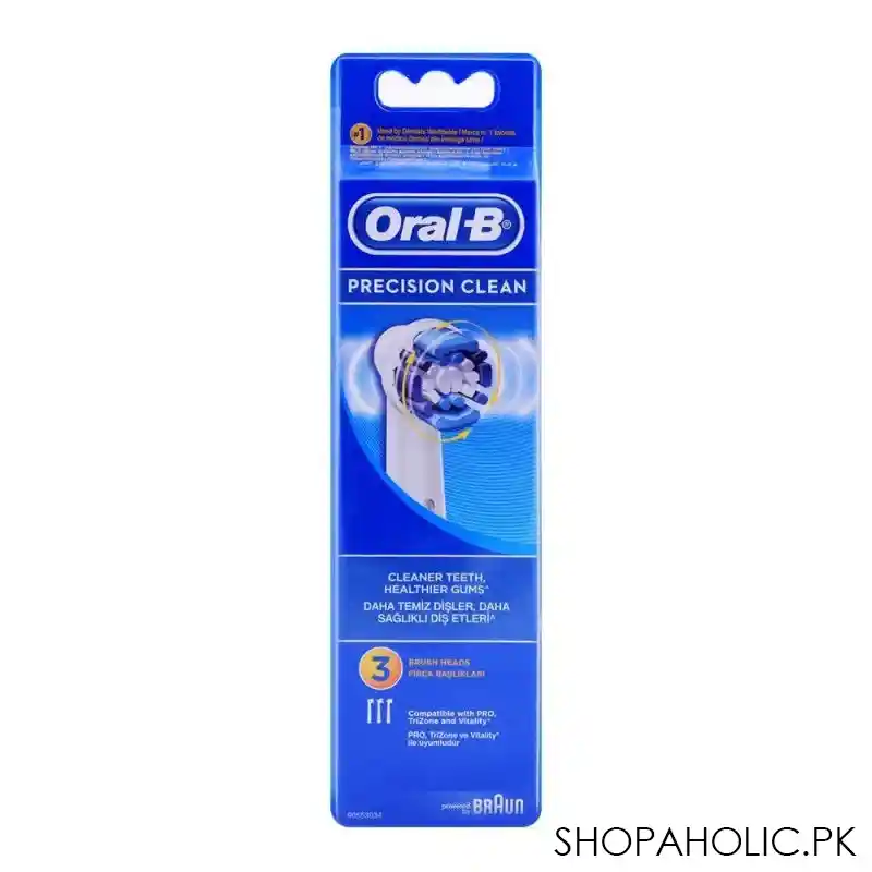 braun oral b precision clean brush head 3 pack eb 20 3 image2