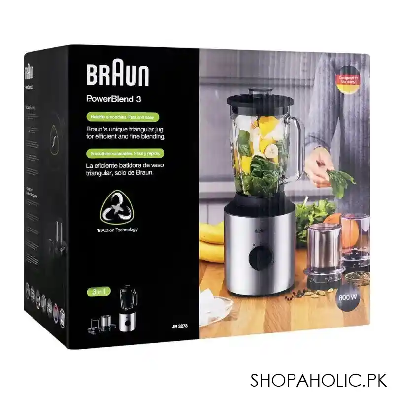 braun powerblend 3 jug blender, jb 3273 image3